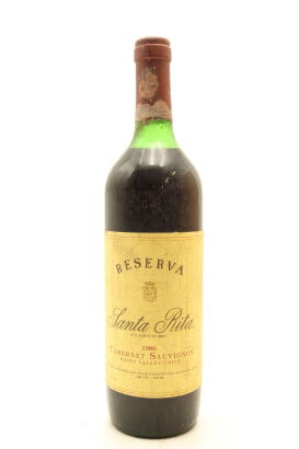 (1) 1986 Santa Rita Reserva Cabernet Sauvignon, Maipo Valley (US)