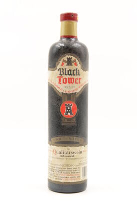 (1) 1983 Black Tower Qualitatswein Liebfraumilch White Wine, Rheinhessen