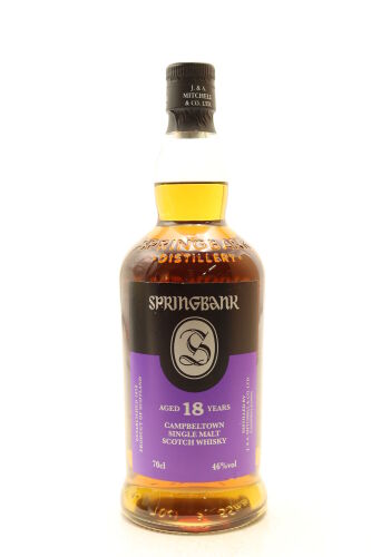 (1) Springbank 18 Year Old 2022 Release Single Malt Scotch Whisky, 46% ABV