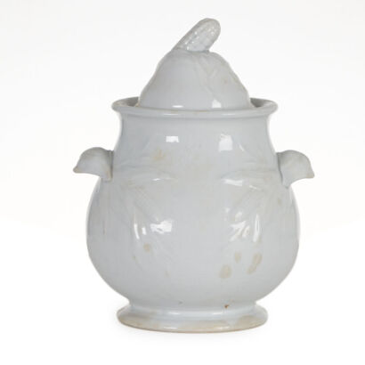 A Wedgewood Corn Ironstone Lidded Jar