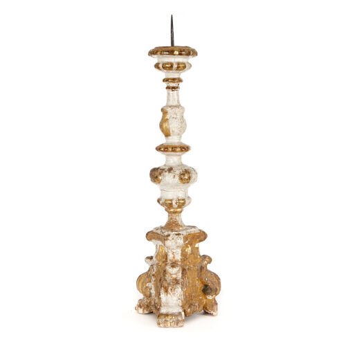 An Early-19th Century Single Italian Altar Candlestick