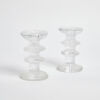A Timo Sarpaneva Pair Festivo Candle Holders For Iittala