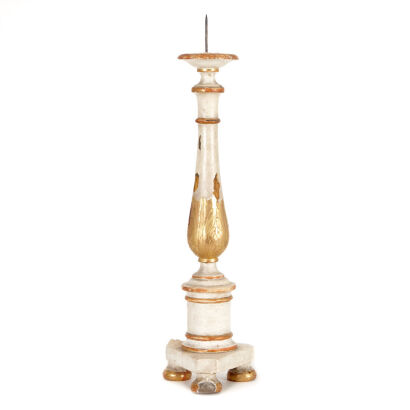 An Antique Swedish Pricket Candlestick