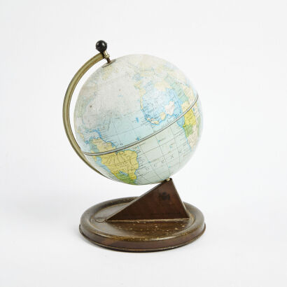An Antique Chad Valley Desk Globe