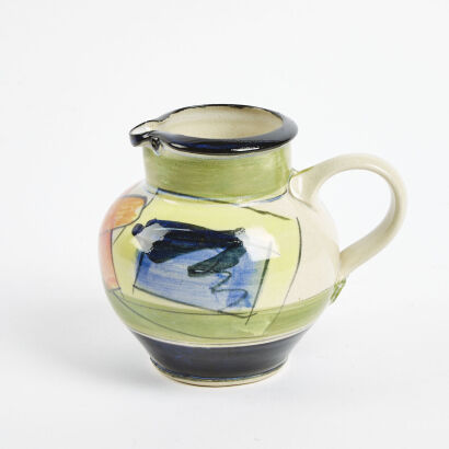An Andrew Van Der Putten Studio Pottery Jug