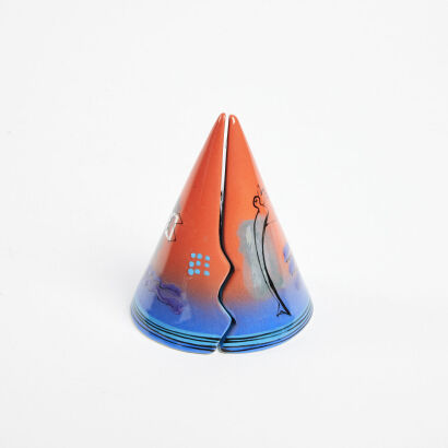 A Brendon Adams Pair Of Ceramic Salt & Pepper Shakers