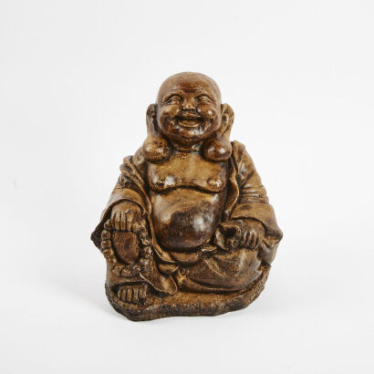 A Polished Concrete Buddha