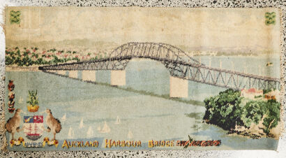 A Feltex Picture Rug Of The Auckland Harbour Bridge