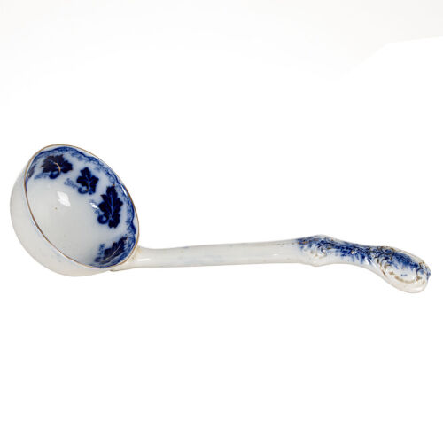 An Old Blue and White Ladle