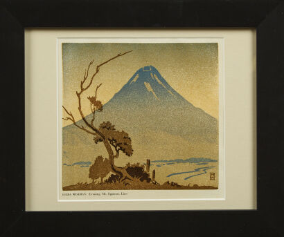 HILDA WISEMAN Evening Mt Egmont