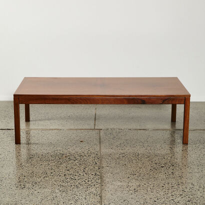 A Mid-Century Vejle Stole Og Mobelfabrik Danish Rosewood Coffee Table