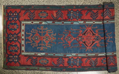 A large Kilim Hallway Runner