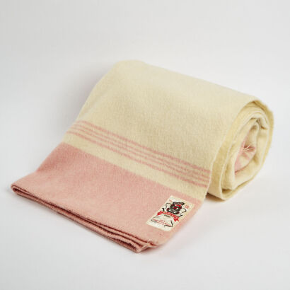 A Large Princess Blanket Made By Onehunga Mills Ltd