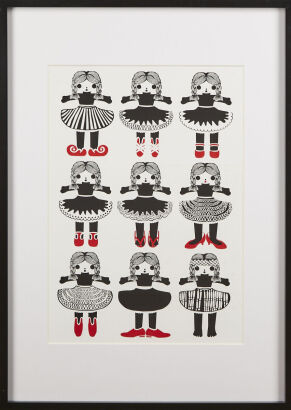 PENNY STOTTER What Shoes To Choose Screenprint