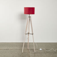 A French Country Style Tripod Floor Lamp