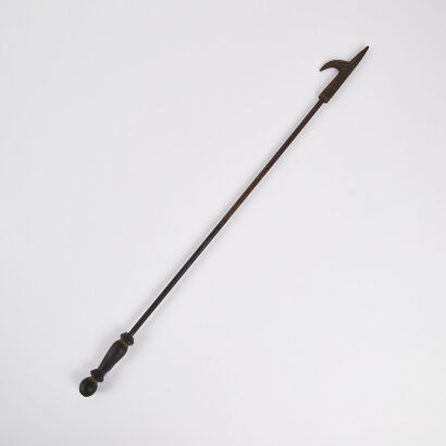 A Metal Fire Poker