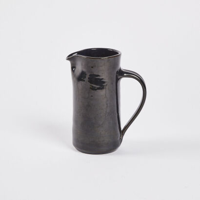 A Black Pottery Jug