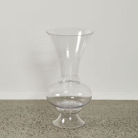 A Very Large Glass Vase 610mm High