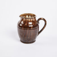 A Colonial Trickle Glazed Jug