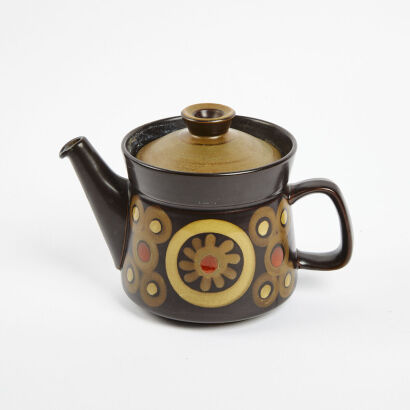 A Denby Arabesque Tea Pot