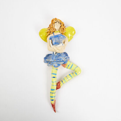 A NZ Ceramic Garden Fairy