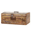 A Rare French 17th Century Tooled Leather Document Box