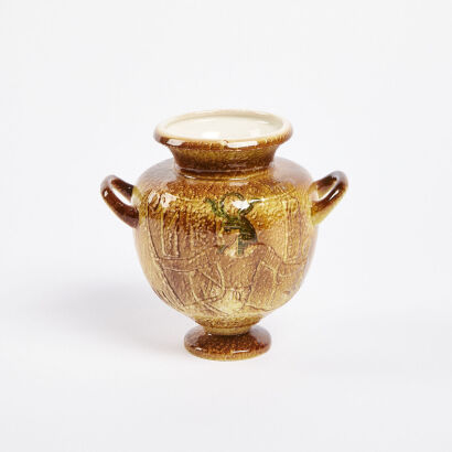 An Aquila Hand-Painted Egyptian Vase