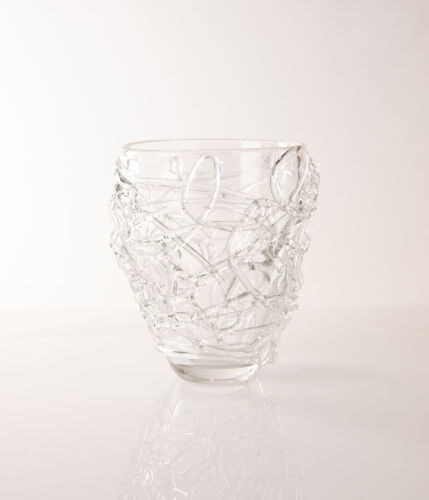 A Clear-Glass Vase