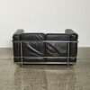 A Le Corbusier LC2 Style Two Seater by Cassina and Charlotte Perriand - 3
