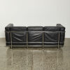 An Le Corbusier Style LC2 Three Seater by Cassina and Charlotte Perriand - 3