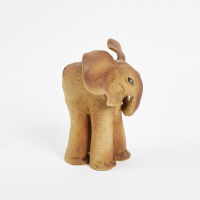 A Heather (Stevens) Chesterman Sculpted Ceramic Elephant