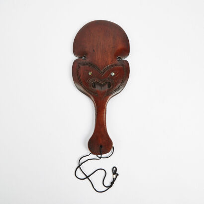 A Vintage Carved Maori Patu