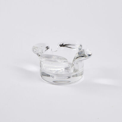 A Heavy Vintage Art Glass Ash Tray