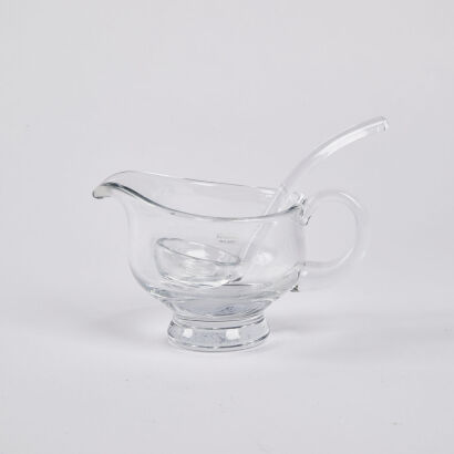A Krosno Dressing Jug and Ladle