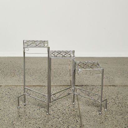 A Multi Tiered Folding Plant Stand