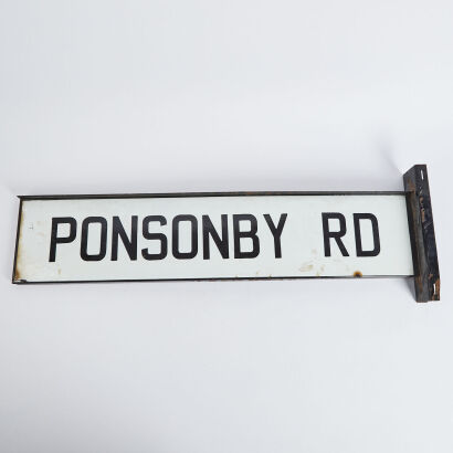 A Vintage Ponsonby Road Sign