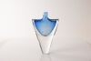 A Triangular Double-Wall Glass Vase