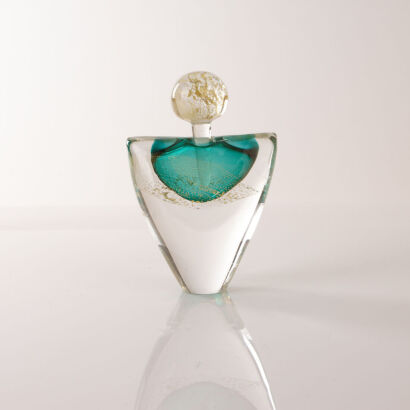 A Double-Wall Glass Perfume Bottle