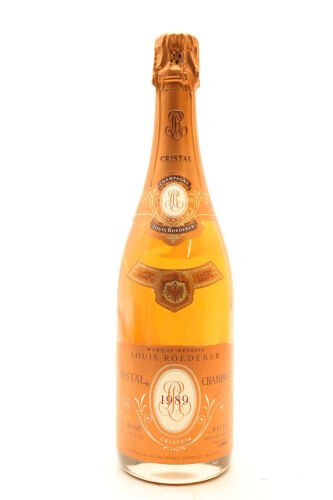 (1) 1989 Louis Roederer Cristal Brut Rose Millesime, Champagne [JR18.5]