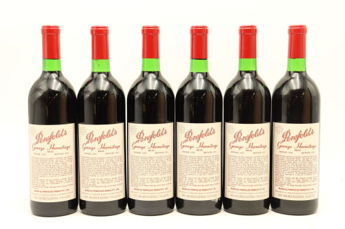 (6) 1989 Penfolds Grange Hermitage Bin 95 [BC92] [WS96]