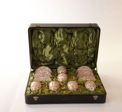 A Cased Royal Worcester Coffee Set