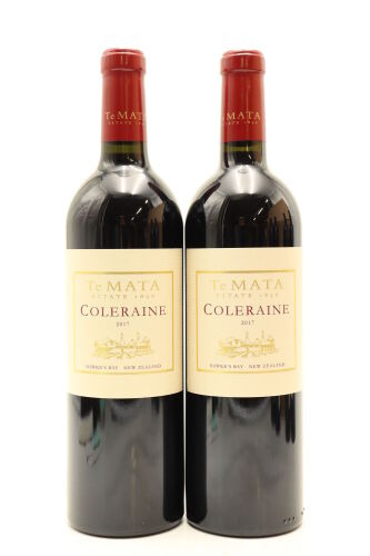 (2) 2017 Te Mata Estate Coleraine, Hawke's Bay [BC96]