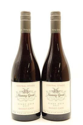 (2) 2017 Nanny Goat Vineyard Basket-Case Pinot Noir, Central Otago