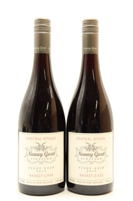 (2) 2019 Nanny Goat Vineyard Basket-Case Pinot Noir, Central Otago