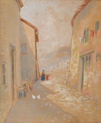 Blythe Fletcher - Untitled Village Scene&nbsp;