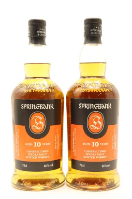 (2) Springbank 10 Year Old Single Malt Scotch Whisky, 46% ABV