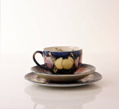 A Moorcroft Cup and Saucer