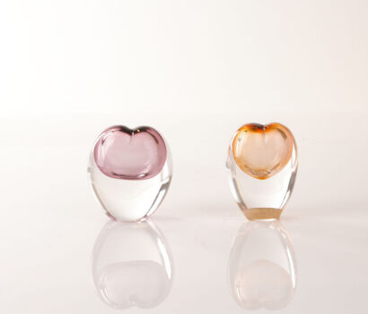 A Pair of Studio Ahus Paperweights