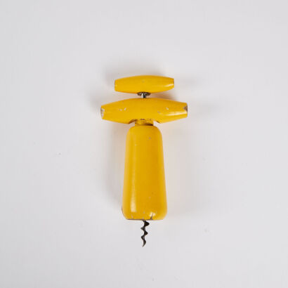A Retro Yellow Cork Screw