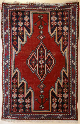 A Hand-Knotted Caucasian Rug